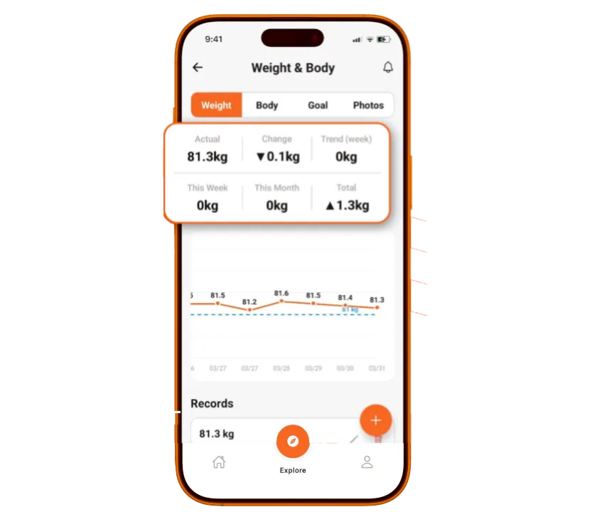 1RM.fit app screen